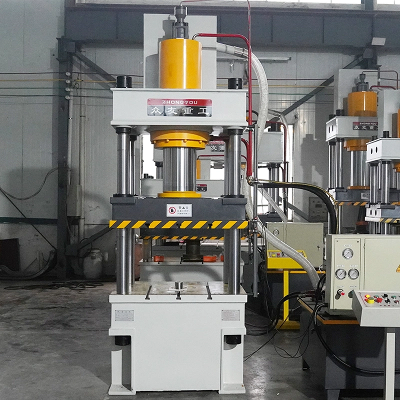Approved ISO900112 Months Zhongyou Wooden Box or Container Press Machine Price Hydraulic