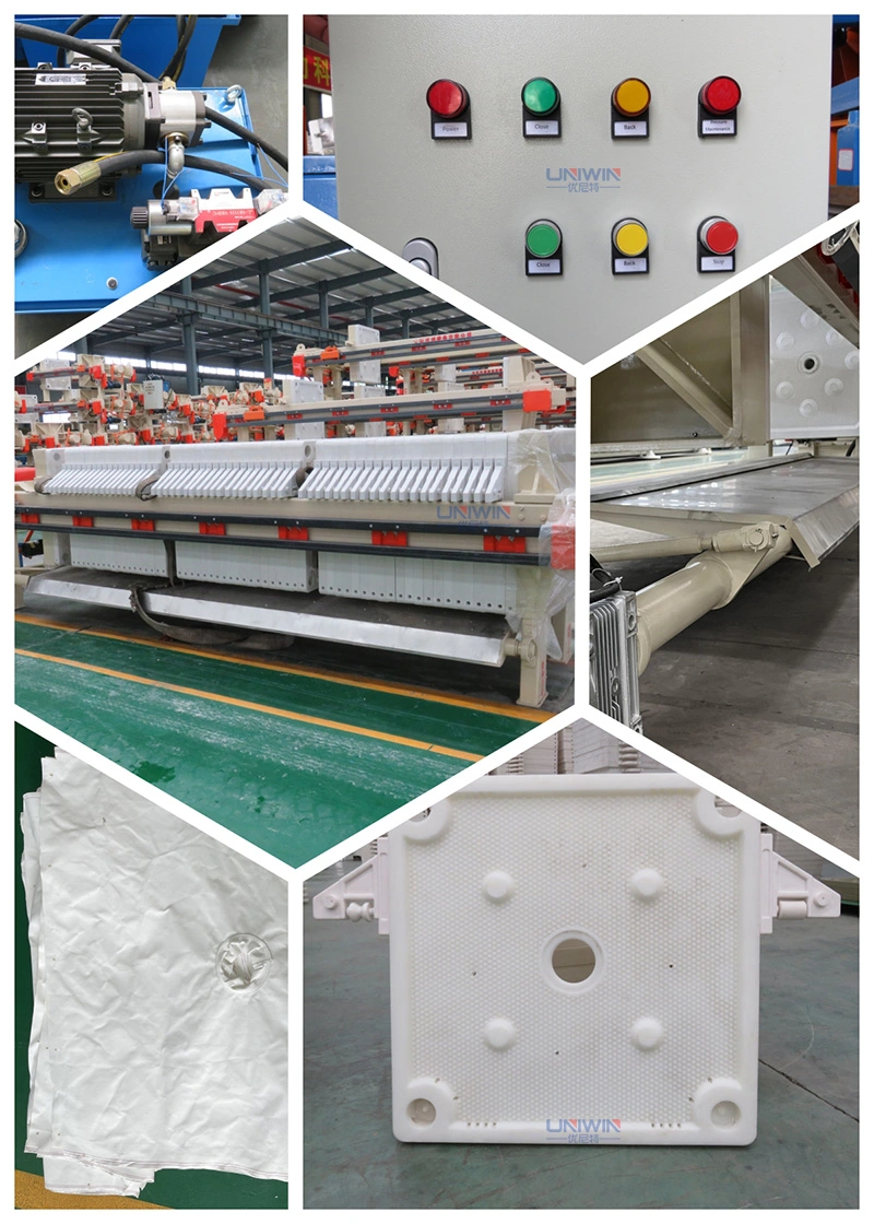 Hydraulic Compress Recessed Plate Chamber Filter Press for Wastewater/Mining/Textile/Chemical