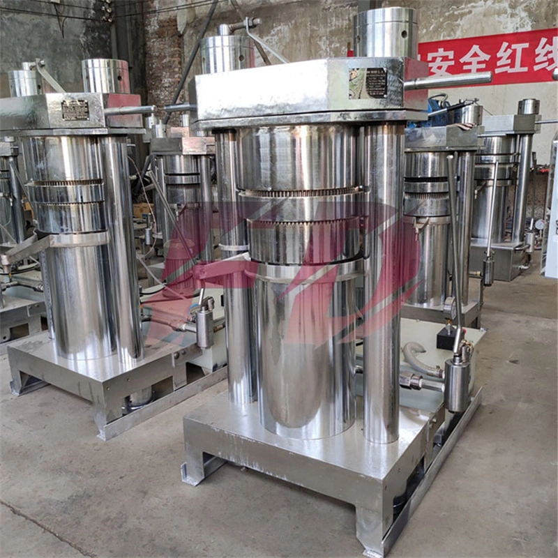 Vertical Hydraulic Oil Press, Tea Seed Pressing Equipment, Mobile Vehicle Mounted