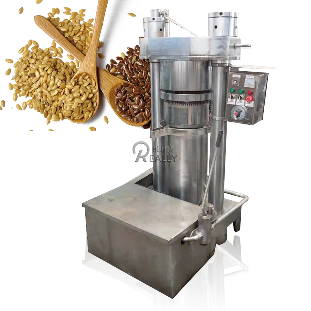 Hydraulic Cold Oil Press Machine Nuts Oil Pressing Industrial Oil Extractor Sunflower Seeds Coconut Oil Expeller Extraction