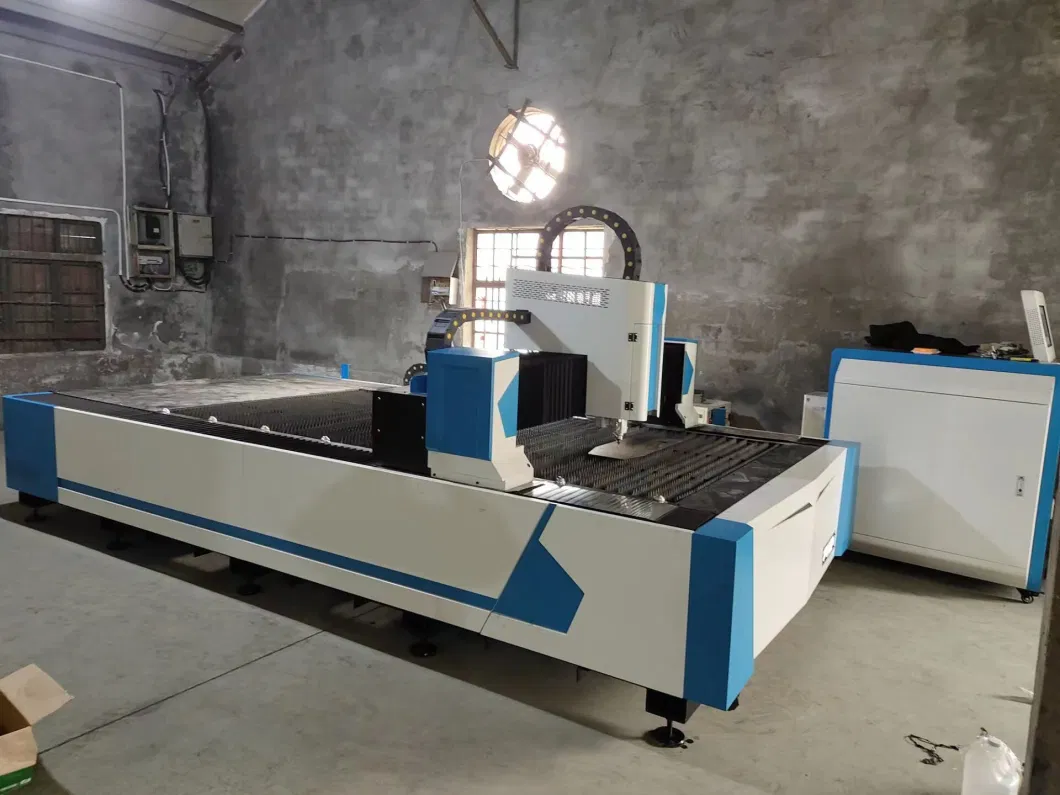 Large Size Sheet Metal Laser Cutter Single Bed CNC Fiber Laser Cutting Machine Price with Rotary Device