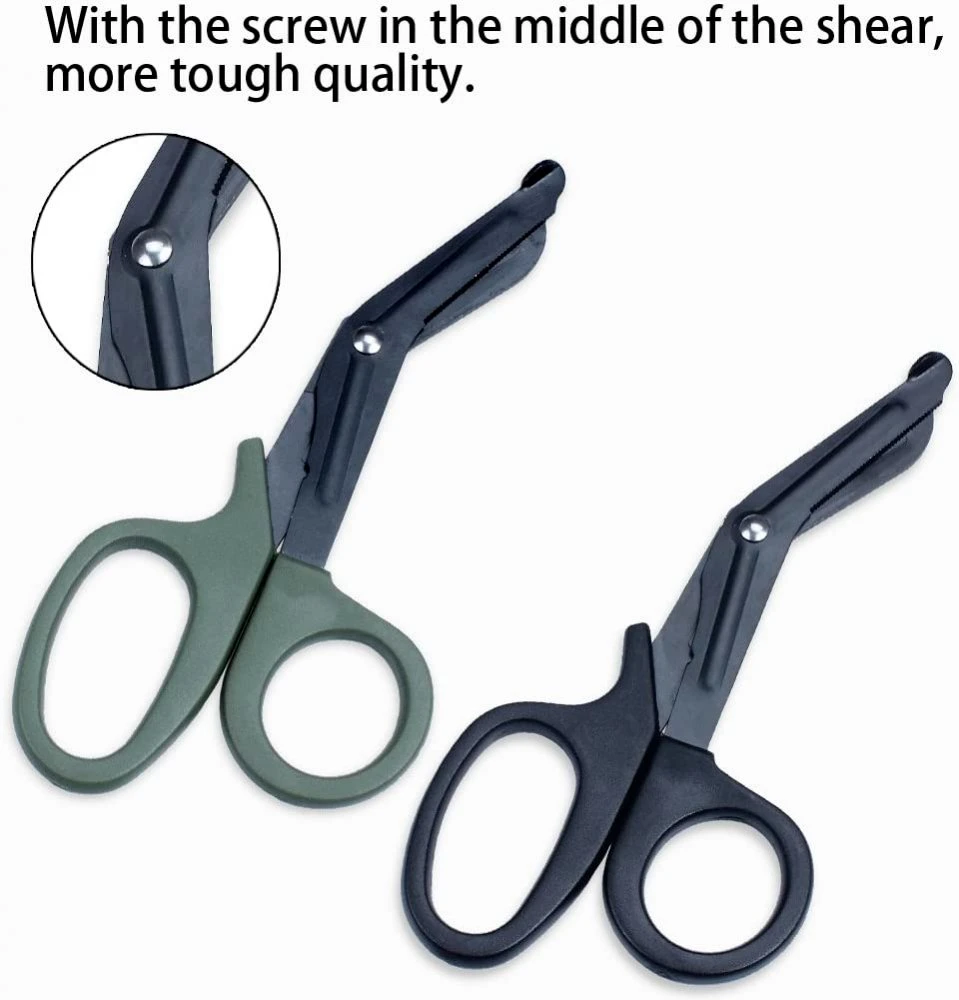 Metal Stainless Steel Medical laser Bandage Scissors Shears for Cloth Guaze Bandage Outdoor