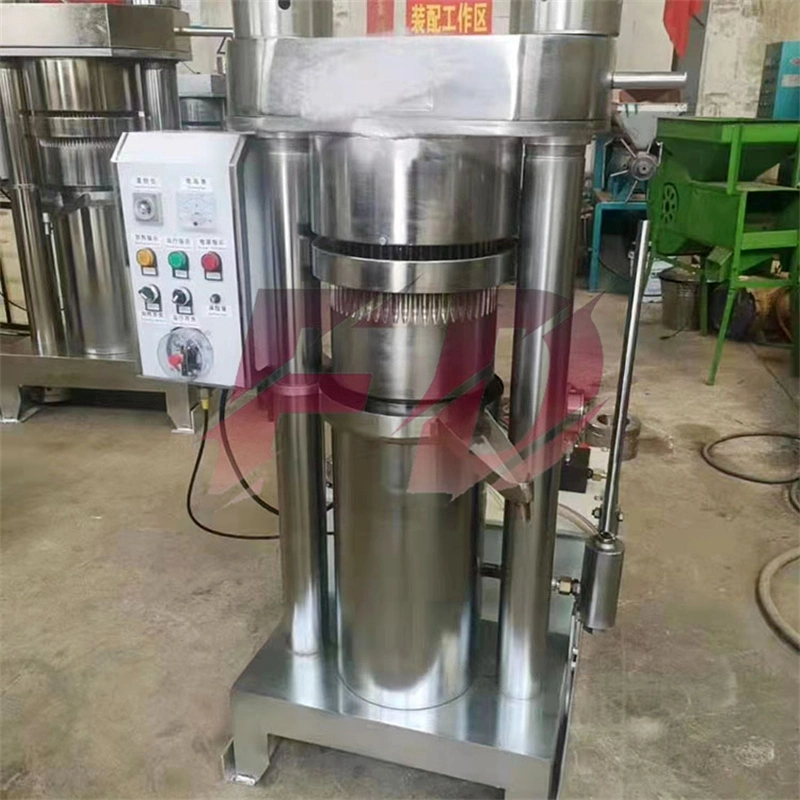 Vertical Hydraulic Oil Press, Tea Seed Pressing Equipment, Mobile Vehicle Mounted