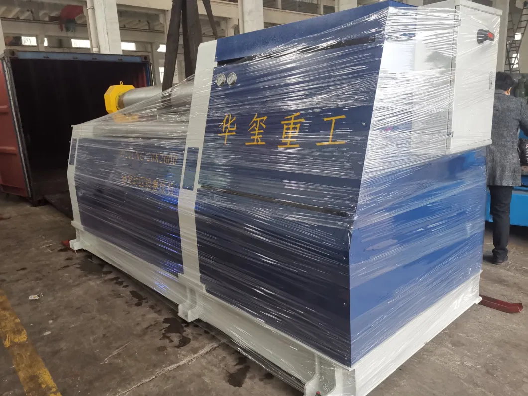 CNC 4 Roll Hydraulic Steel Plate Bending Machine Automatic Sheet Metal Roller Bender Iron Aluminum Bending Rolls Pipe Tube Rolling Forming Pressing Machine