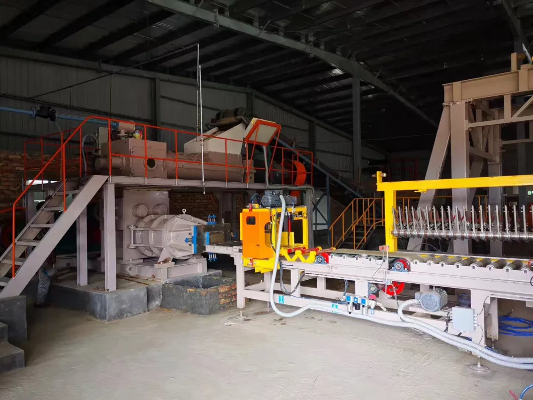 Solid Bricks Production Line Tunnel Kiln and Brick Cutting System