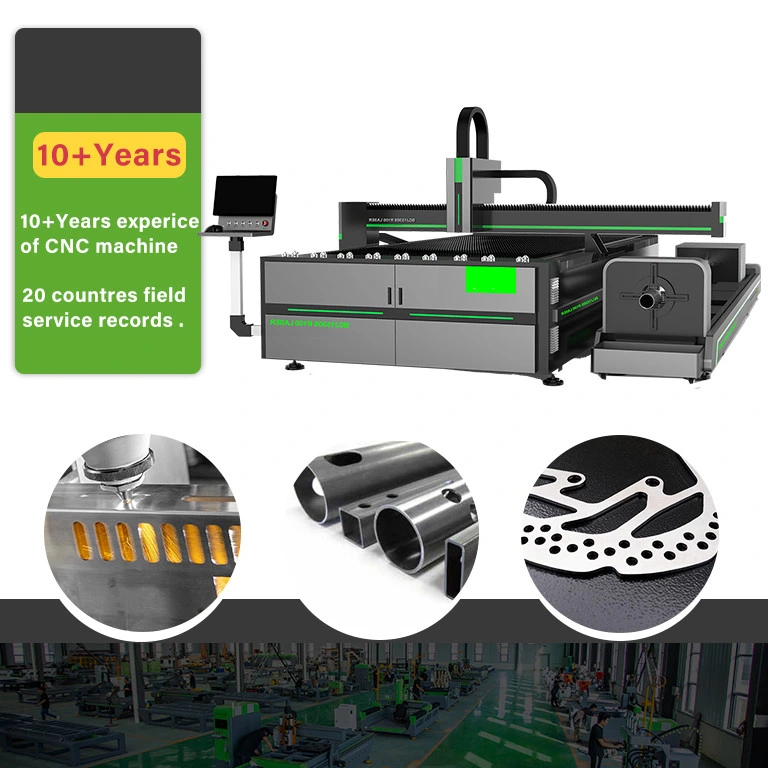 CE FDA 1000W 2000W Plates Fiber Laser Cutting Machine for Stainless Steel/Carbon Steel /Aluminum/Copper