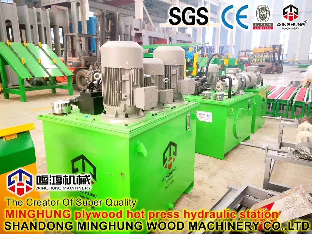 Multilayer Hydraulic 500t Hot Press for Heating Plywood Using Oil or Steam Boiler