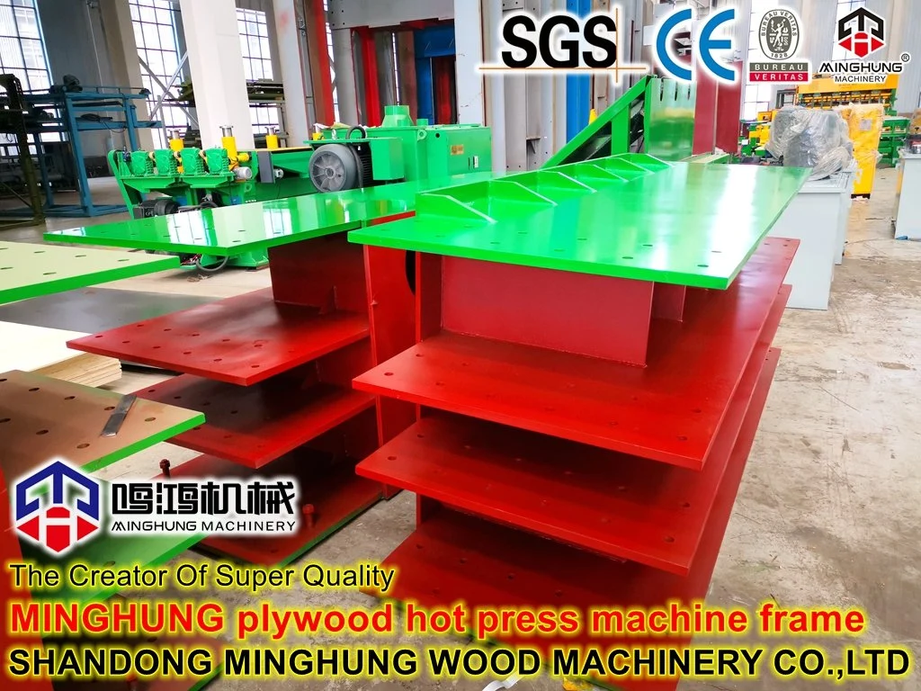 Multilayer Hydraulic 500t Hot Press for Heating Plywood Using Oil or Steam Boiler