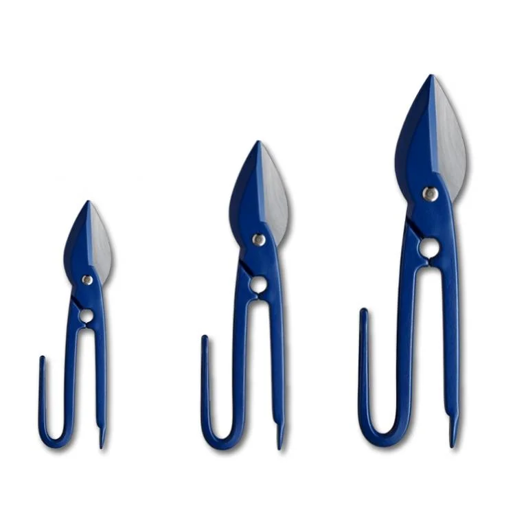 8&quot; 10&quot; 12&quot; Labor-Saving Blue Tin Snips of Spanish Type Scissors for Cutting Iron