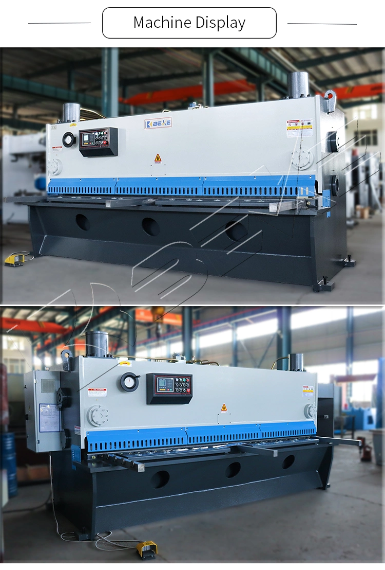 China Factory 8-25mm Thickness Metal Sheet and Plate Hydraulic Guillotine Shearing Machine Cutter