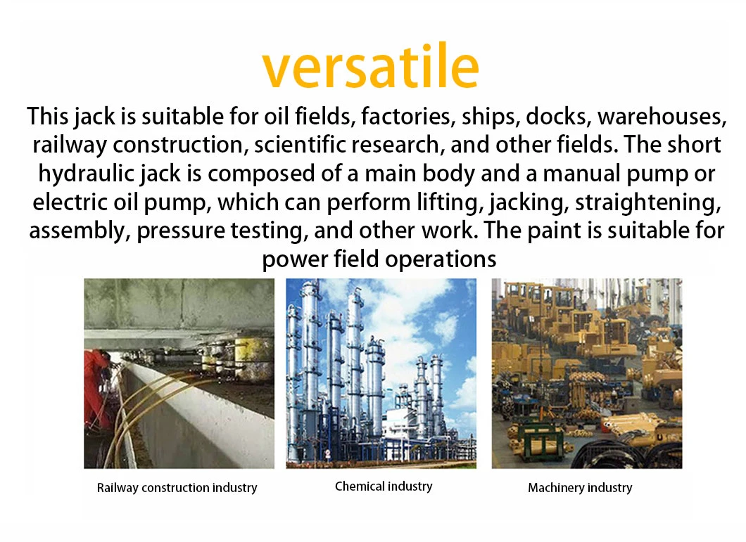 Jacks, Multi Section Hydraulic Presses, Mechanical Industry, Oil Fields