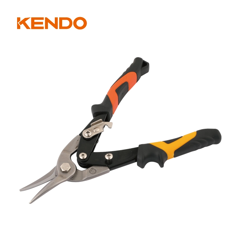 Kendo High Performance Hardened Cutting Edges Cr-Mo Aviation Tin Snips - Straight Cut