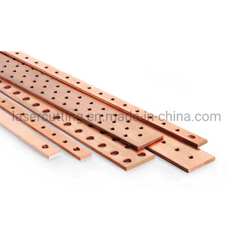 China Sheet Metal Fabrication Factory Supply Laser Cutting Copper Bus Bar