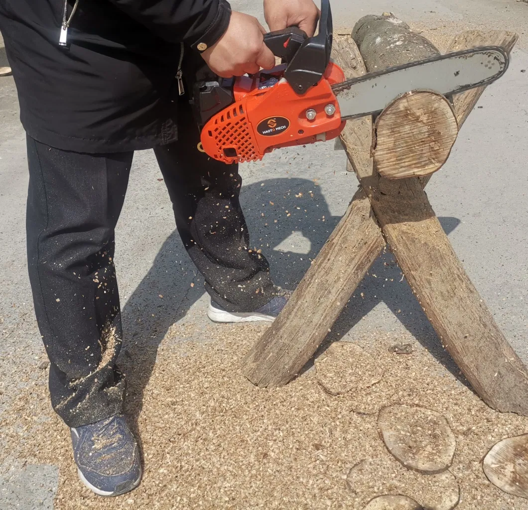 2 Stroke Chainsaw 25cc Displacement Wood Carving Tools Petrol Chain Saw Gasoline Oil Wood Cutting Machine in Stock