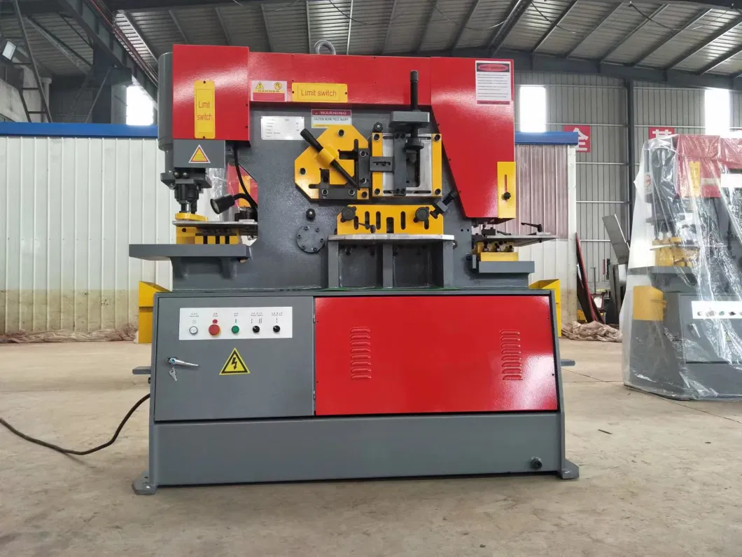 7.5kw Normal Sumore Angle Iron Cutting Shearing Mechanical Hydraulic Ironworker Machine in China