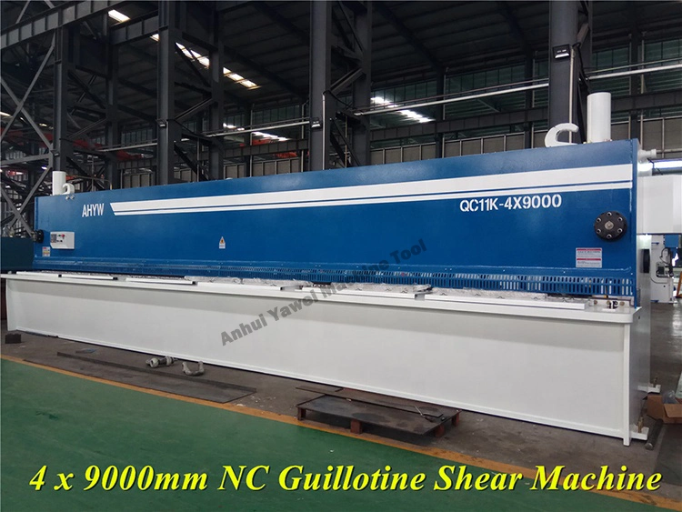 QC11K 4X9000 Hydraulic Power Automatic Guillotine Shear with Ce Certification