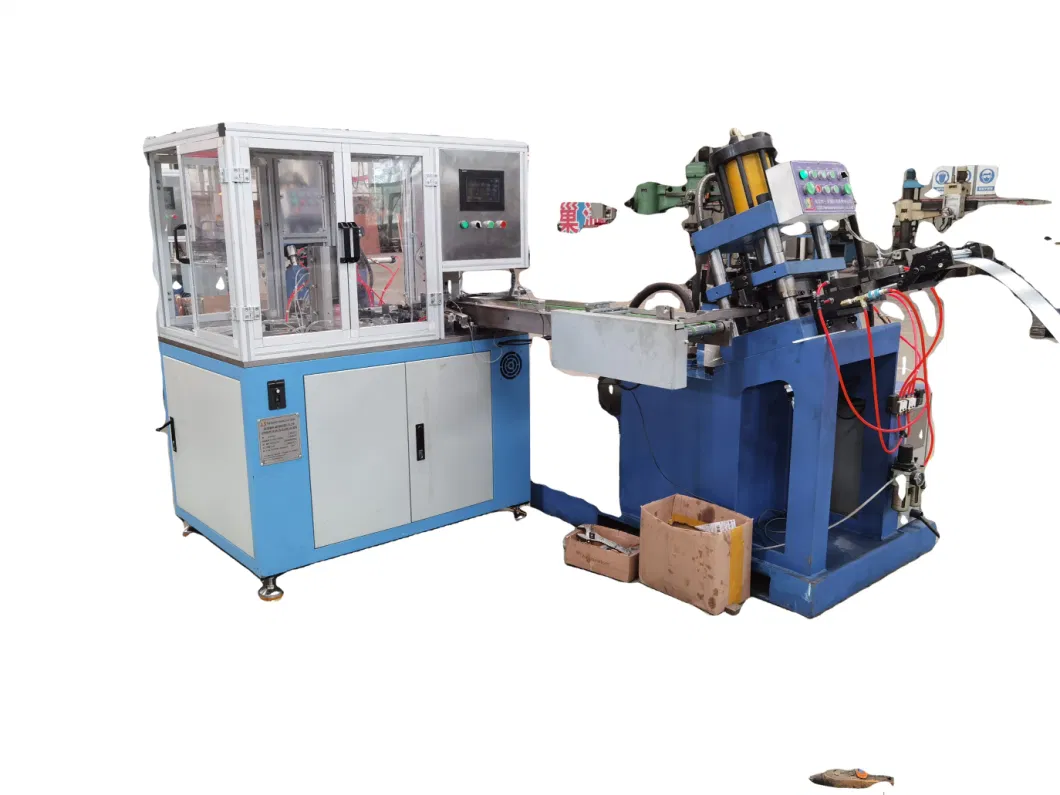 Tjb-T100 Full Automatic Hydrolic Metal Staple Pin Brad Nail Pressing Machine