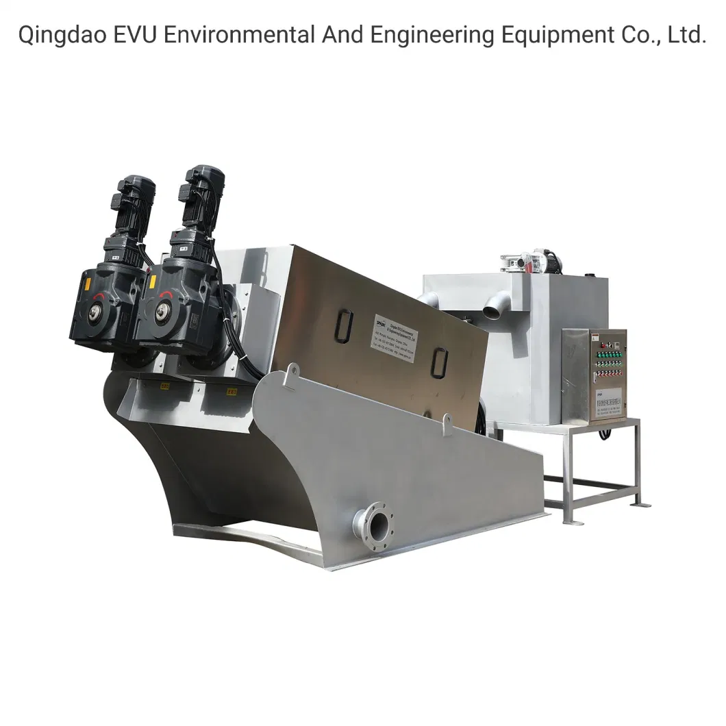 Volute Screw Press Sludge Dehydrator/Algae Sludge Dewatering Machine Manufacturer