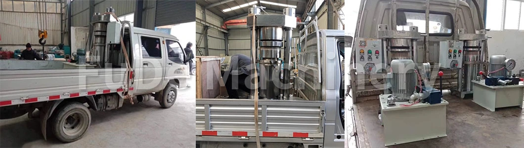 Stainless Steel Mobile Peanut Sesame Olive Hydraulic Oil Pressing Equipment