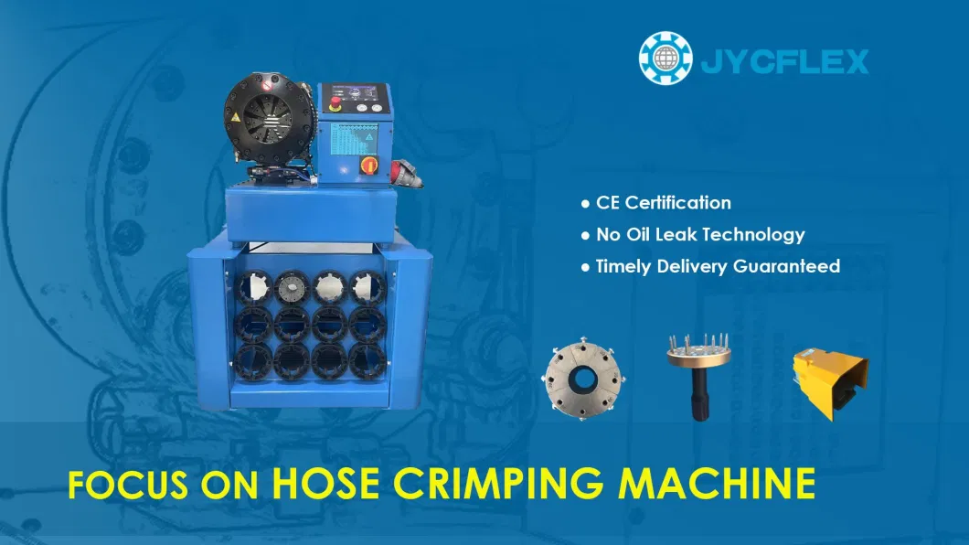 High-Tech CNC Equipment with 13sets Dies 1/8-2&prime;&prime; 6sh Hydraulic Pressing Machine