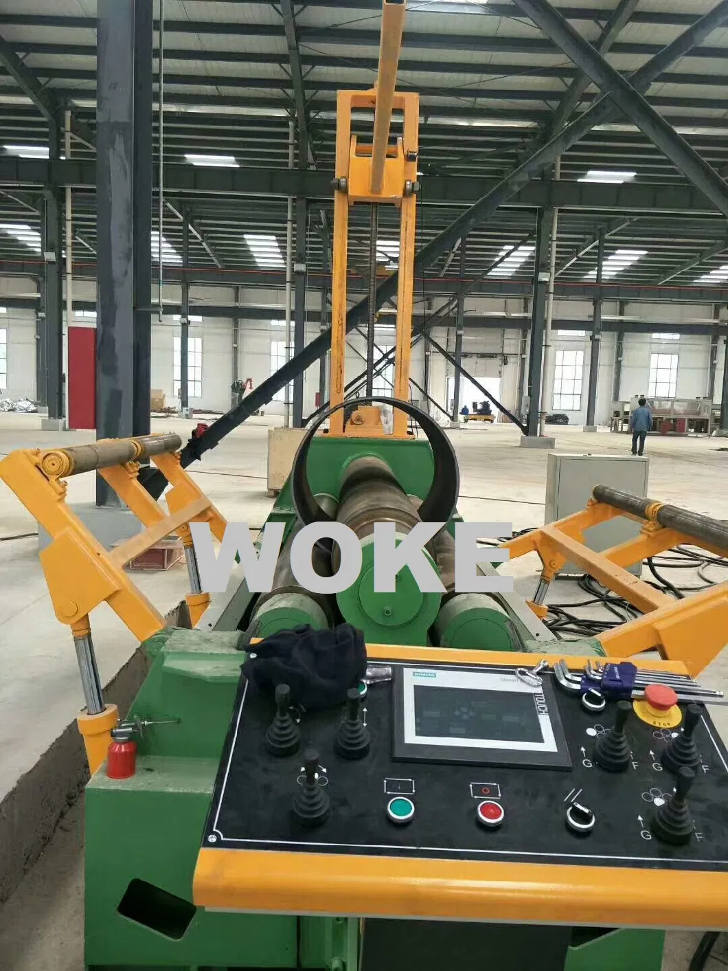 4 Rollers Rolling Bending Plate Machine CNC Control