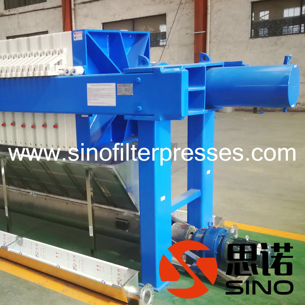 China Hydraulic Automatic Gasketed Recessed Plate Filter Press Price