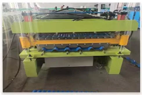 Hydraulic Roof Metal Steel Sheet Roof Panel Glazed Tile Press Roll Forming Machine