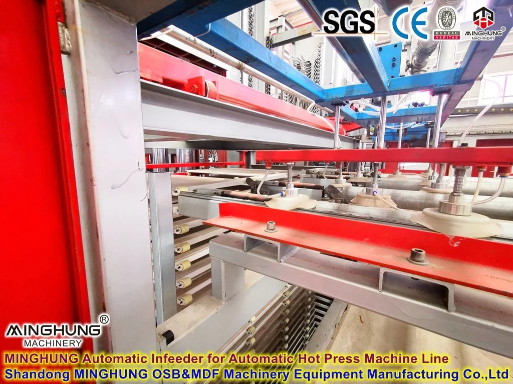 Hot Press Machine Line with Automatic Infeeder and Unfeeder
