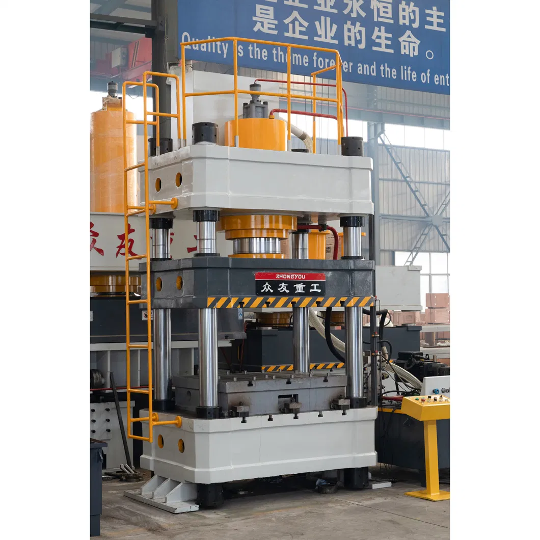 Zhongyou Automatic 100 Ton/200 Ton/300 Ton/500 Ton/800 Ton Four Column Double Action Deep Drawing Hydraulic Press for Metal Forming with CE&SGS