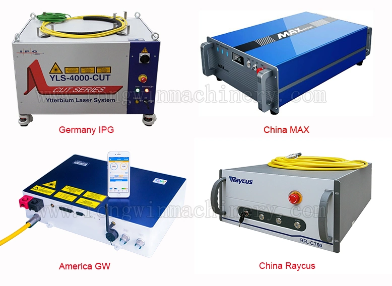 High Quality Iron Aluminum Metal Stainless Steel Cutting 1000W 1500W 2000W CNC Fiber Laser Cutting Machine for Wholesales