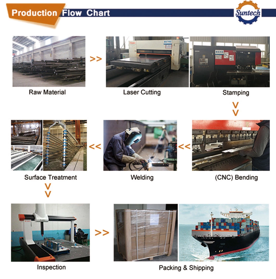 OEM Service Steel Sheet Metal Bending Laser Cutting Stamping Parts