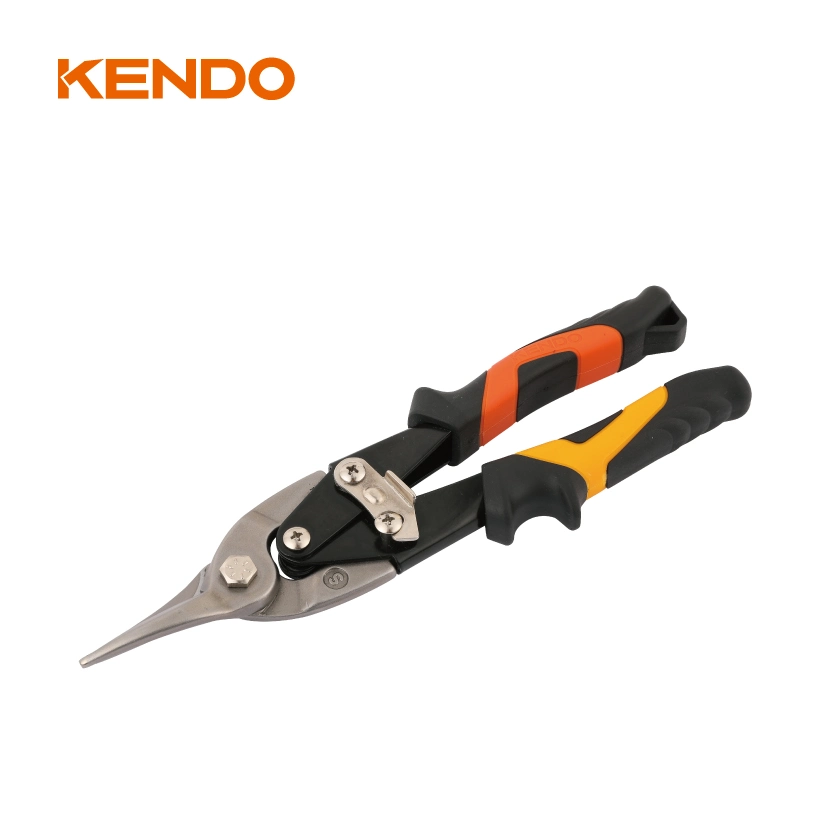 Kendo High Performance Hardened Cutting Edges Cr-Mo Aviation Tin Snips - Straight Cut