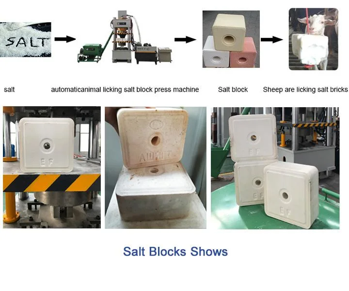 Hydraulic Press Machine for Animal Mineral Block / 500 Ton Salt Block Press Machine