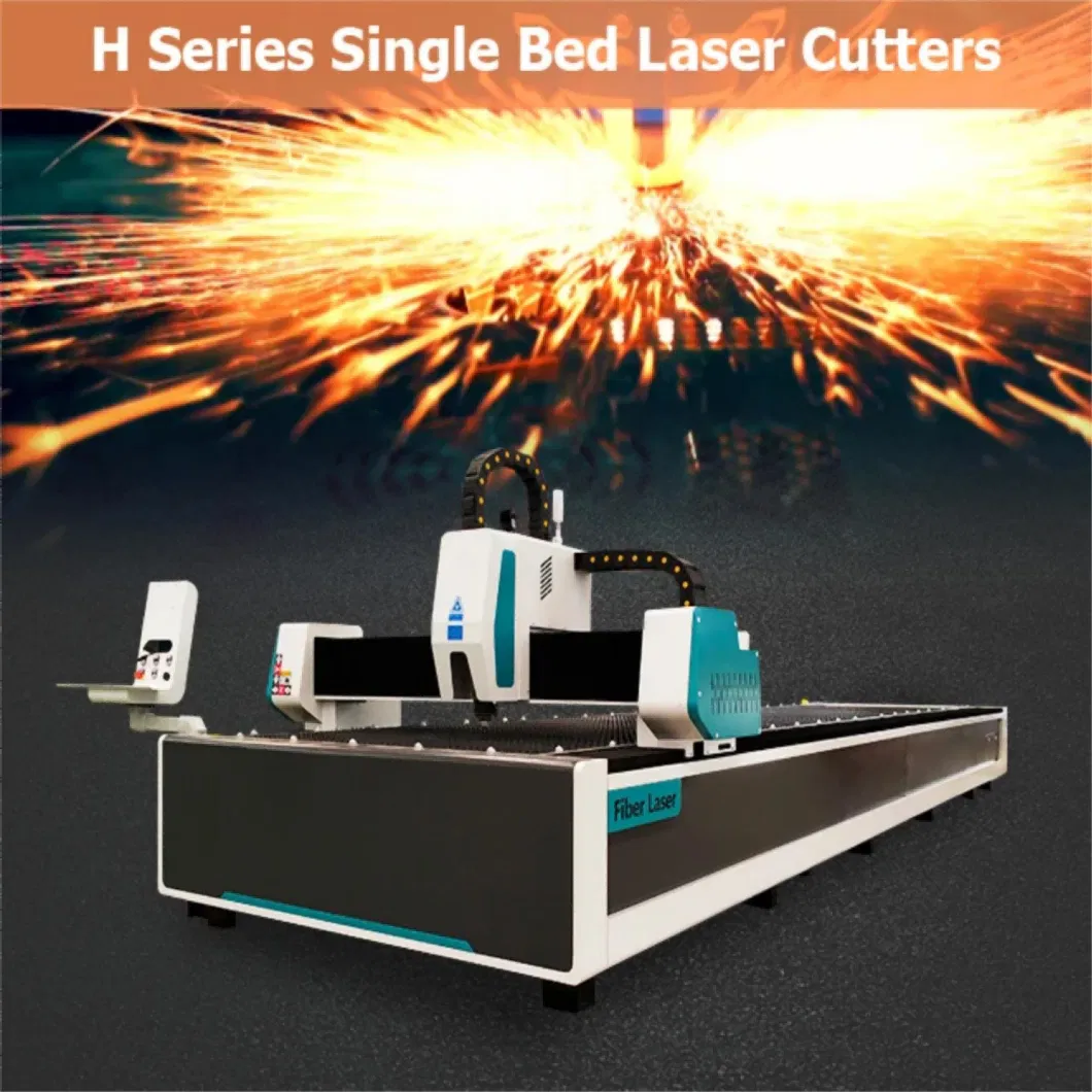 Factory Sale Industrial High Precision Fully Automatic CNC Fiber Laser Metallic Processing Cutting Machine for Iron Metal Carbon Steel Sheet with Exchange Table