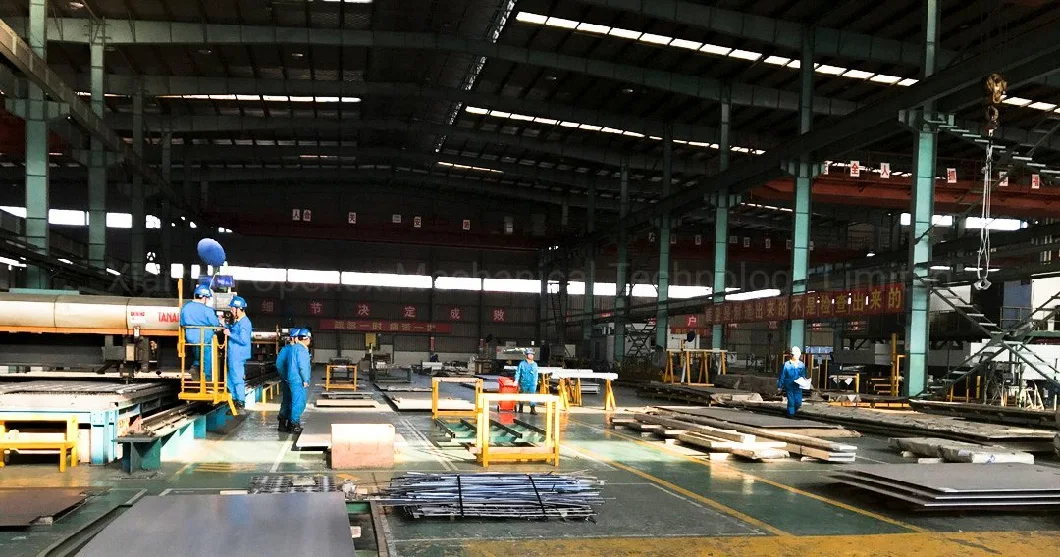 Large Steel Plate Metal Parts Fiber Laser Cutting Fabrication