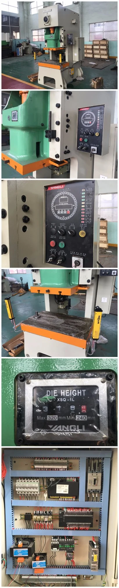 Mechanical Coil Punch Press Line and 160t Pneumatic Power Press Machine
