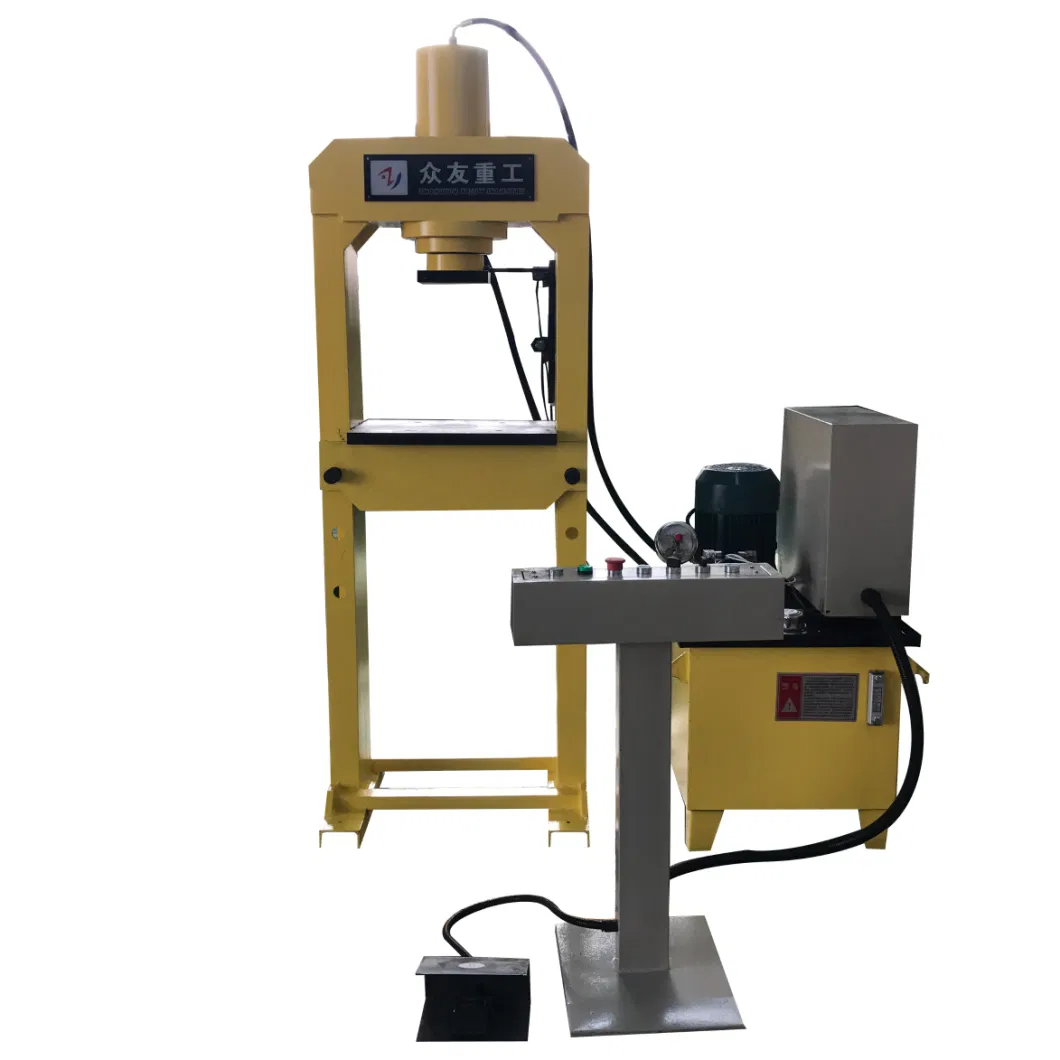 Customized Gantry Type Hydraulic Press Machine / Small Workshop Hydraulic Press Machine