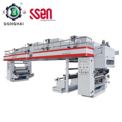  Donghai GF-K Modelo Máquina de Laminación en Seco a Base de Disolvente y a Base de Agua Máquina de Laminación con Recubrimiento a Base de Disolvente para Bolsas de Embalaje Flexible Velocidad 150mpm