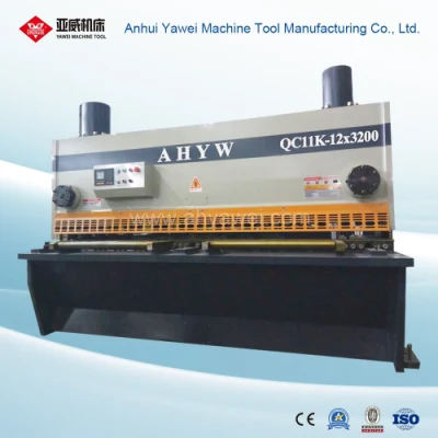  Guillotina mecánica Máquina de Anhui Yawei Ahyw con logotipo para cortar la hoja de metal