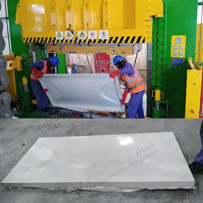  1200 Ton SMC FRP depósito de agua Panel máquina Prensa hidráulica
