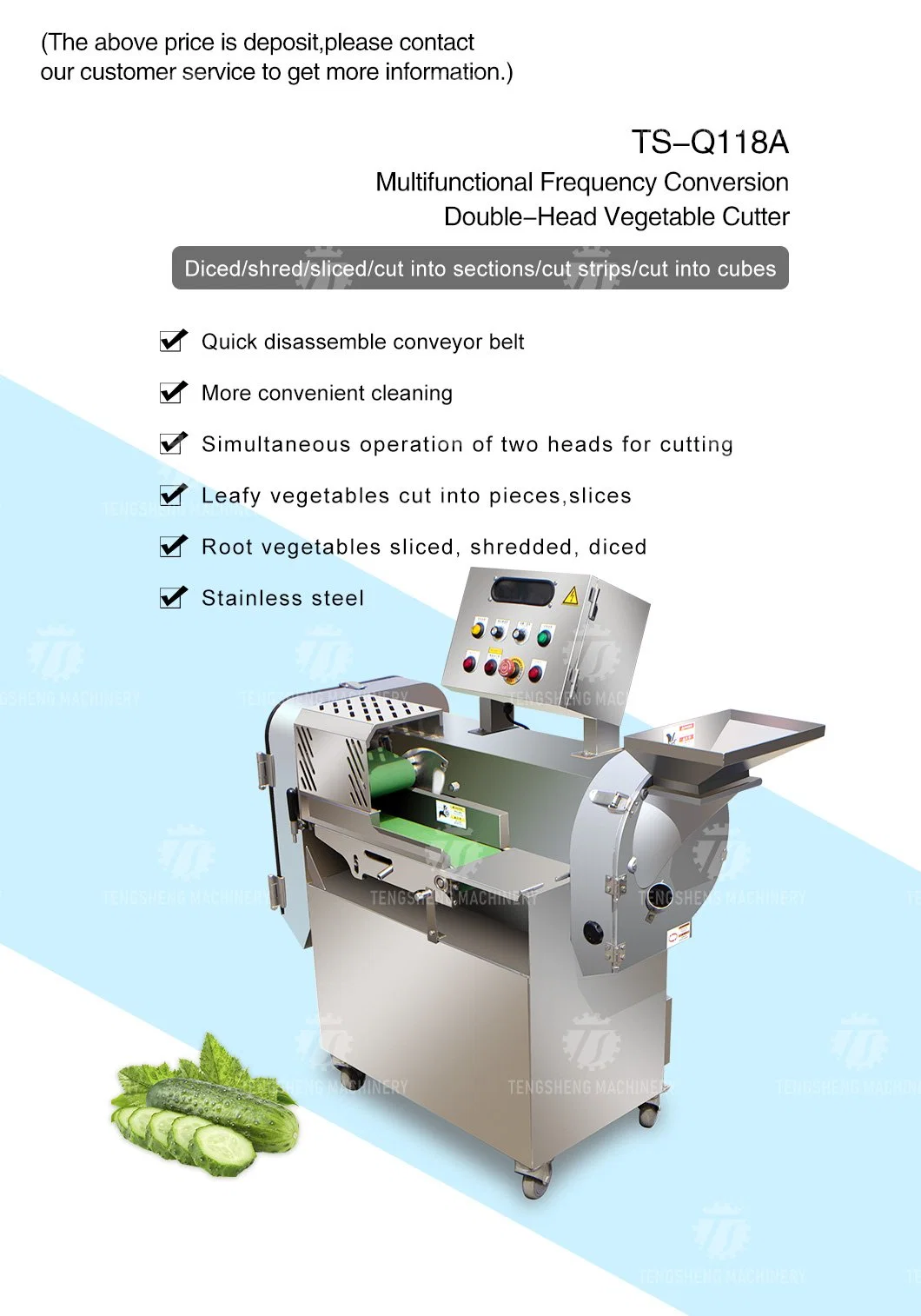 Vegetable and Fruit Electric Cutting Machine Commercial Fruit Cutting Machine Food Processing Machinery