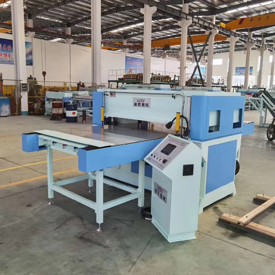 Auotmatic Feeding CNC Hydraulic Plane Leather Press Machine