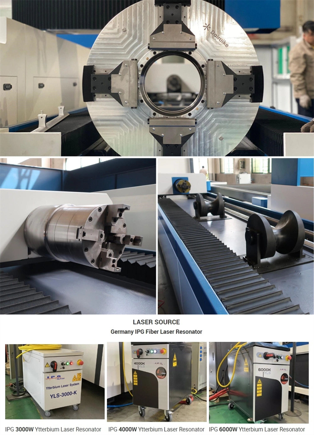 Accurl Metal Gantry Type CNC Press Brake Steel Laser Cutting Machine