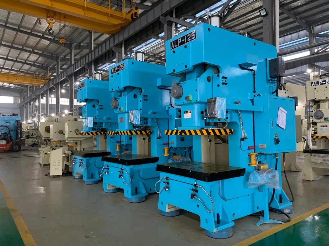 C Frame Crank Stamping Press for Metalworking Machine Punching Progressive Die Uncoiler Decoiler Straightener Feeder Transfer Automation System Production Line