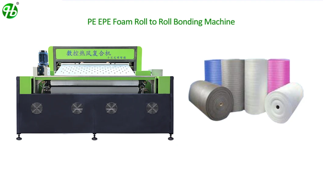 Hot Sale PE EPE XPE XLPE Lamination Roll to Roll Full CNC Hot Air Thickening Machine