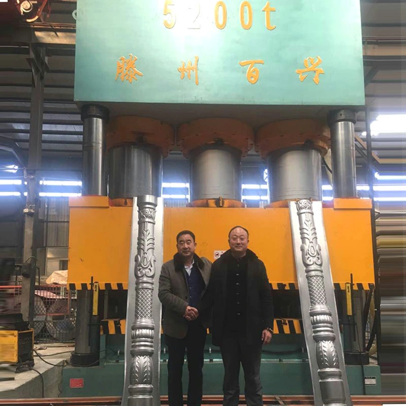 5200 Tons of Roman Column Molding Hydraulic Press Metal Deep Drawing Machine Copper Iron Aluminum Door Frame Embossing Hydraulic Press