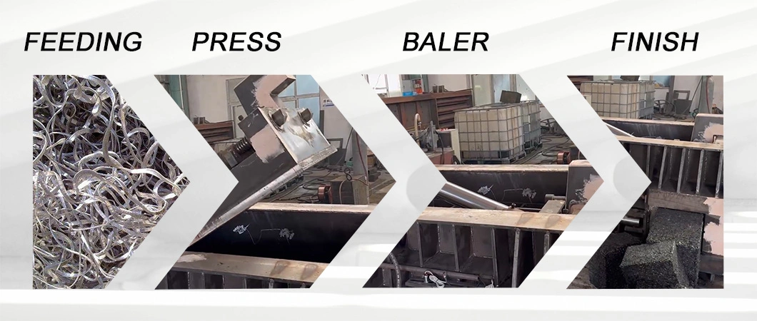 Hydraulic Scrap Metal Recycling Baler Compactor, Car Baling Press Machine for Waste Metal, Aluminum Cans