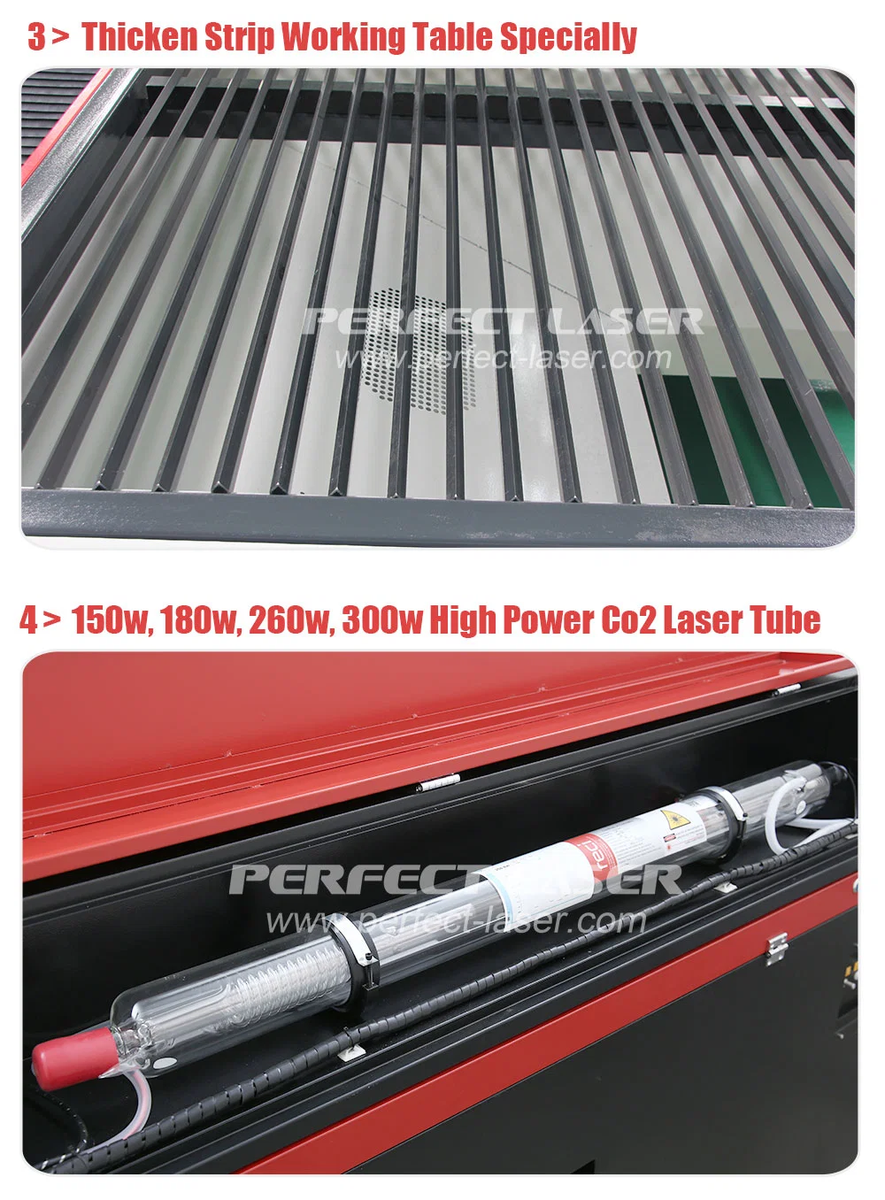 Perfect Laser-180W 260W 300W 400 Watts 1325 1212 1218 CNC Metal Steel &amp; Nonmetal Materials Wood/MDF/Aryclic/PVC Chinese CO2 Mixed Laser Cutting Machine Price