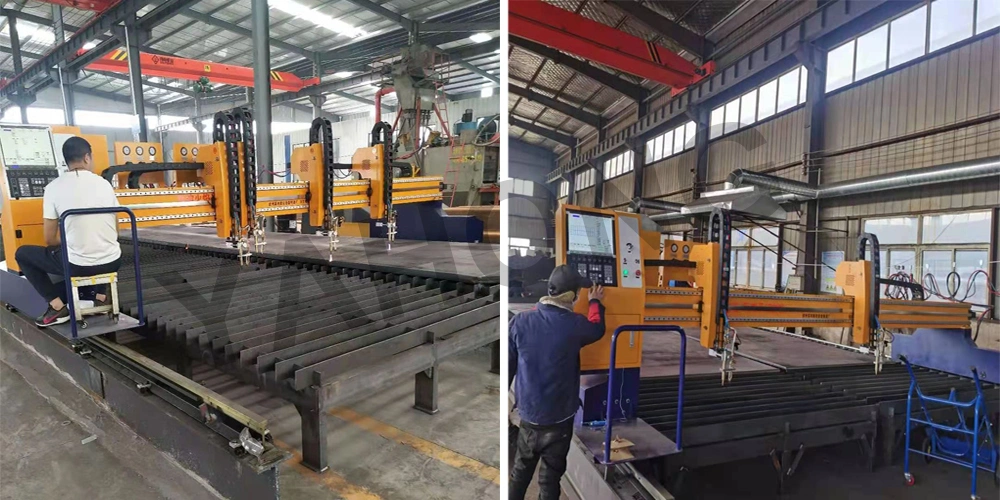 Heavy-Duty Gantry Metal Plate Cutting Machine for Ms Ss Al