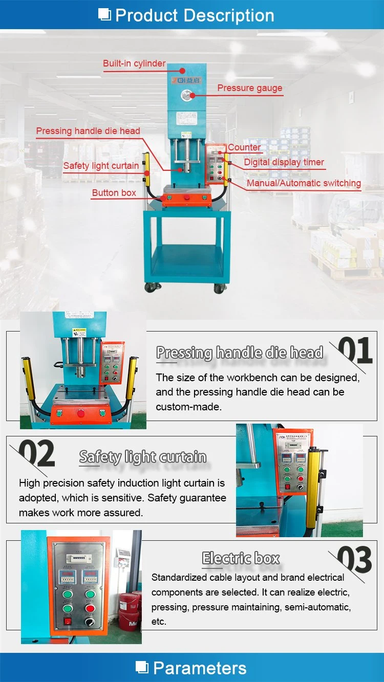 High Efficiency Metal Hydraulic C Frame Press for Riveting